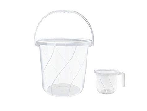 Cello Plastic Orbit Tint Bucket 25 Liters & Matching Mug 1.5 liters ...