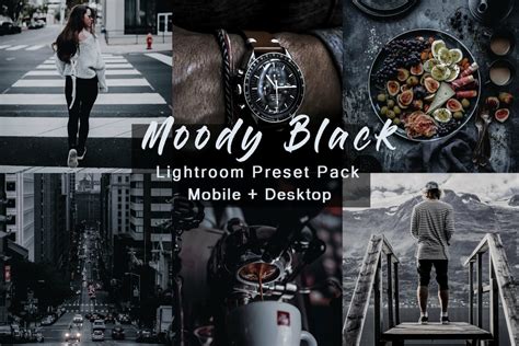 Moody Black - Lightroom Presets – MasterBundles