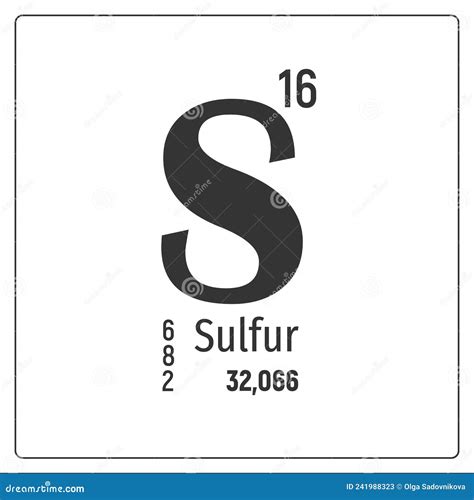 Sulfur Atomic Mass Number