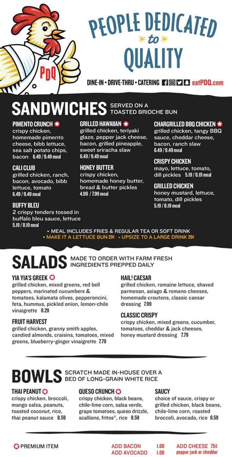 PDQ Menu 的图像结果