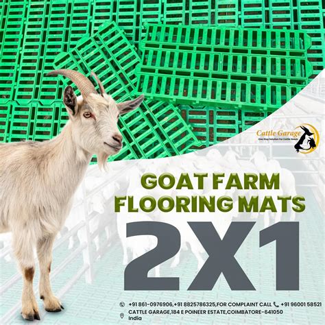 CG - 2/1 Slatted Plastic Goat Farm Floor Mats (70 mm) – Cattle Garage