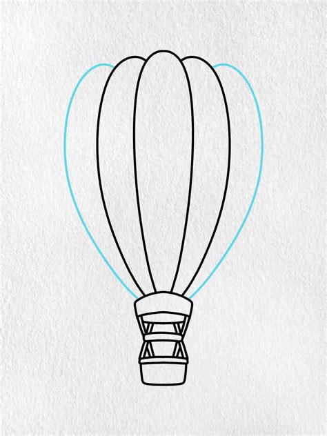Draw a Hot Air Balloon - HelloArtsy