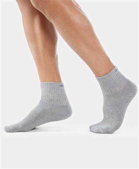 Buy Compact Cotton Terry Ankle Length Socks With StayFresh Treatment ...