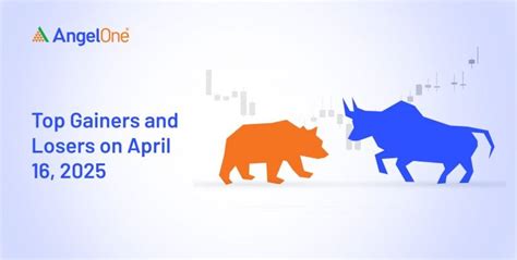 Top Gainers and Losers on April 16, 2025: Sensex Ends Higher for 3rd ...