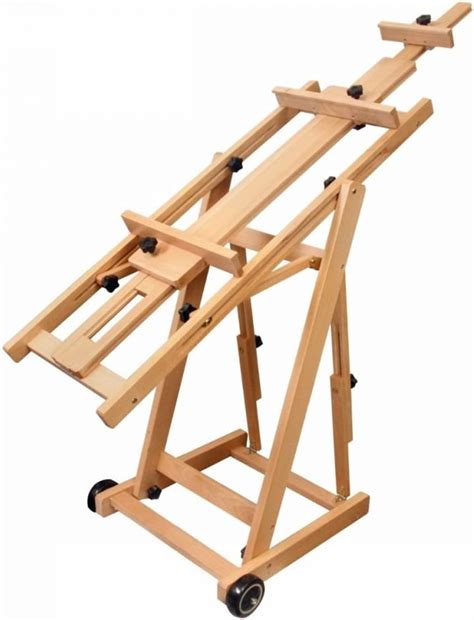 Brustro Master Multi-Function Studio Artists Wood Floor Easel | Holds ...