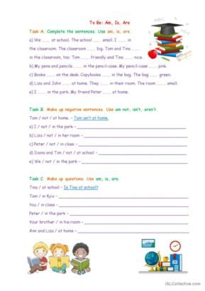 To Be Worksheet 的图像结果