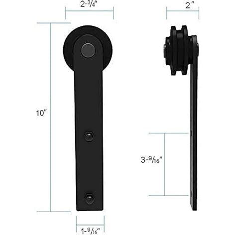 CCJH Sliding Barn Door Hardware Kit 4FT Track for India | Ubuy