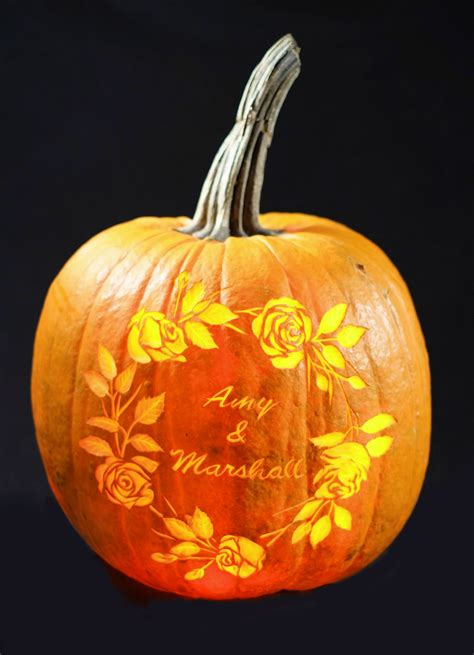 Flower Pumpkin Carving