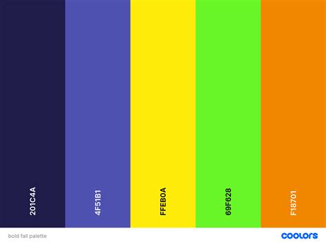 Bold Color Palette