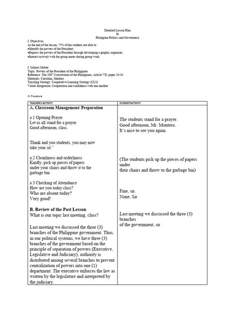 SHS Detailed Lesson Plan 的图像结果