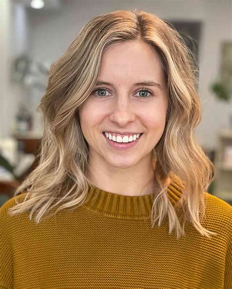 Shoulder Length Blonde Hair