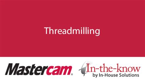 Image result for Thread Mill Programming NX Tutorial