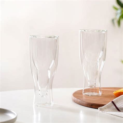 Hopside Down Beer Glass Set Of 2 375ml Online - Premium Beer Glass ...