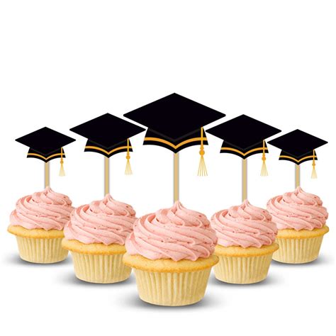 Party Propz™ Graduate Cake Topper (Set of 14) / Graduate cup cake ...