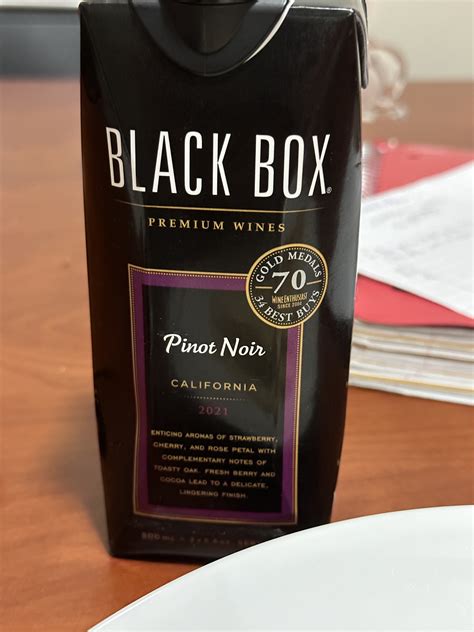 Tasting - 'Black Box Pinot Noir'