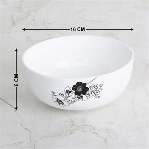 Buy Lucas-Clara Floral Cereal Bowl - Bone China - Microwave Compatible ...