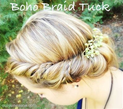 Boho Side Braid Tutorial 的图像结果