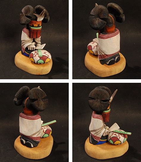 HOPI族（ホピ）Marty Naha Sr.作 コーンメイデンカチーナドール ※ INDIAN ネイティブ ズニ ナバホ カチナ ...