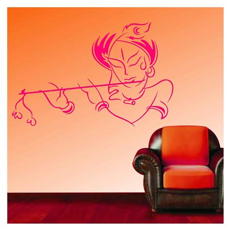 YMS Lord Krishna Reusable DIY Wall Stencils for Home Wall Decor (PVC ...