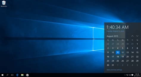 Image result for Windows Taskbar Area Clock