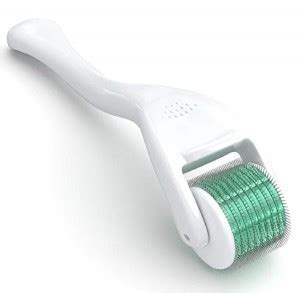 JEEVAA 540 Titanium Needle DERMA ROLLER SYSTEM Micro needle 0.5mm white ...