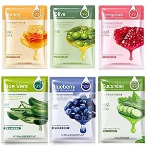 Buy ROREC HANA PACK OF 6 Face SHEET SERUM MASK FOR VITAMINS AND INSTANT ...