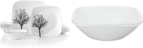 Buy Corelle Vitrelle 18-Piece Service for 6 Dinnerware Set, Timber ...