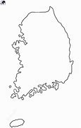 Image result for North Korea Black and White Map