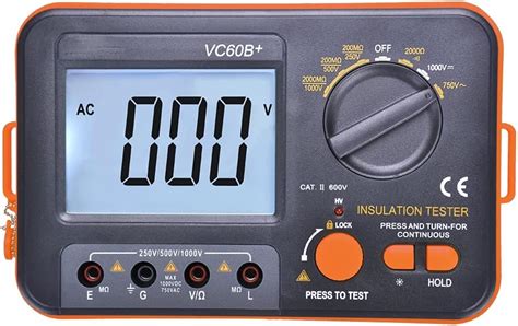 DLVKHKL VC60B Digital Insulation Resistance Tester India | Ubuy
