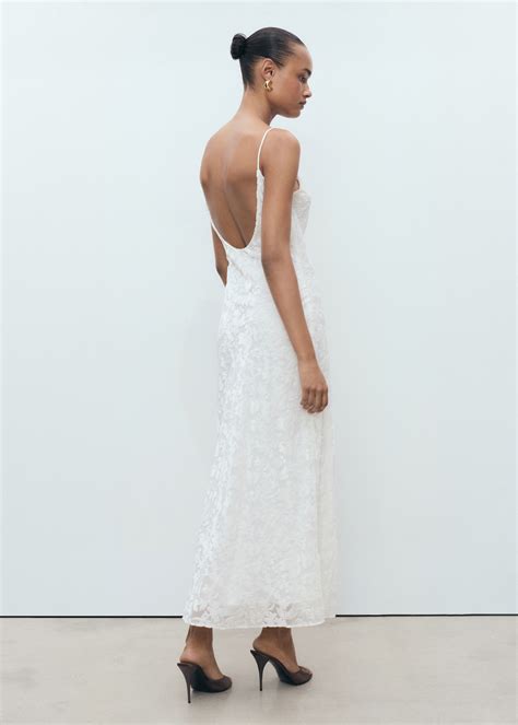 Devoré floral dress - Women | MANGO United Kingdom