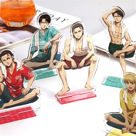 Buy Riapawel Attack on Titan Acrylic Stand Figure Eren Yeager Hajime ...