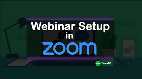Image result for Zoom Webinar Setup