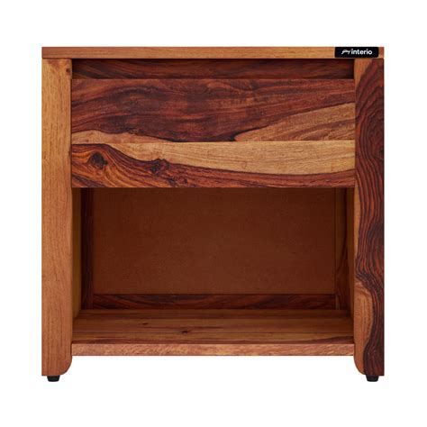 GODREJ INTERIO Utopia Bedside Table (Color: Natural Brown) : Amazon.in ...