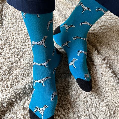 Dalmatian Men's Crew Socks – Mint & Oak