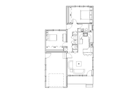 Two Bedroom Ranch Style Floor Plan, Tiny House Plans 884 Square Feet 29 ...