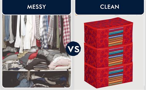 Porchex Presents Non Woven Saree Cover Storage Bags for Clothes with ...