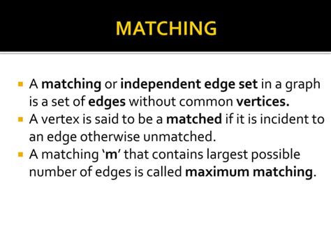 Image result for Matching in a Graph