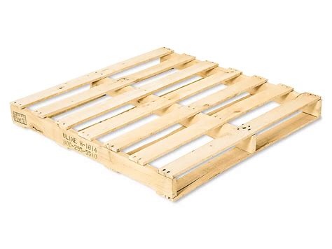 Heat Treated Wood Pallet - 42 x 42" H-1814 - ULINE