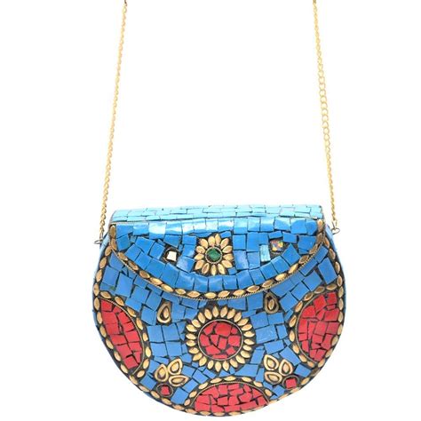 santarms Beautiful Ethnic Multi Colour Sling Bag With Beads Bags For W ...