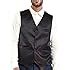 BREGEO Men's Cotton Tuxedo Collar Waistcoat: Amazon.in: Clothing ...