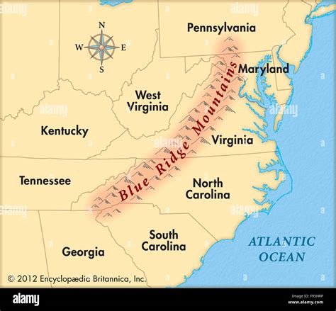 Map Of Blue Ridge Mountains Georgia