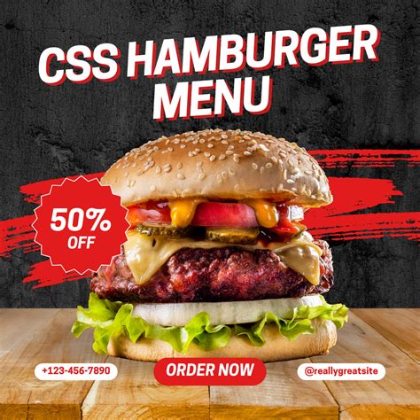 Image result for Hamburger Menu Code