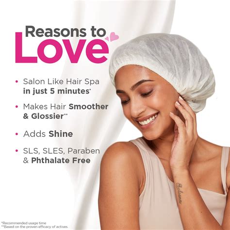 Intense Shine Heat Hair Spa Mask with Rice & Silk Protein for Salon-Li ...