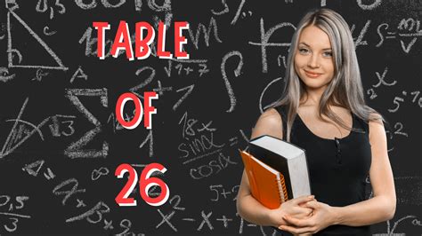 Image result for 26 Multiplication Table