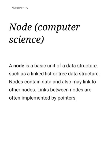 Image result for Node Definition Computer Science Class 12