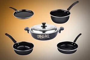 Buy Jesa Homes cookware Set Perfect cast Iron, Ceramic Hard Anodized ...