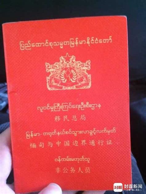 2020 缅甸出入境卡/海关申报表填写模板