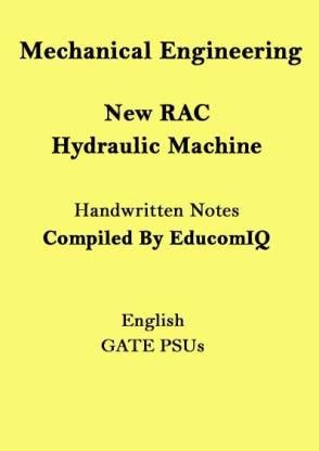New RAC And Hydraulic Machine Handwritten Notes Of Mechnical ...