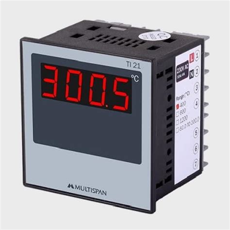 Multispan TI-21 Digital Temperature Indicator 72 X 72 X 60 (TI-21 ...