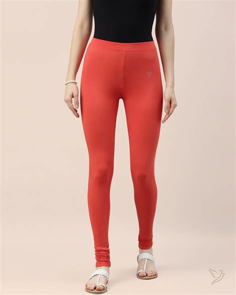 Coral Flame Churidar legging